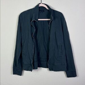 Escada Sport Zip Up Sweatshirt in dark grey size L